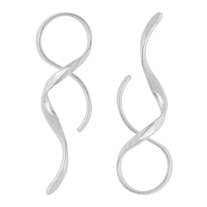 Surround earrings, minimalist personality, asymmetrical geometry - Image 5